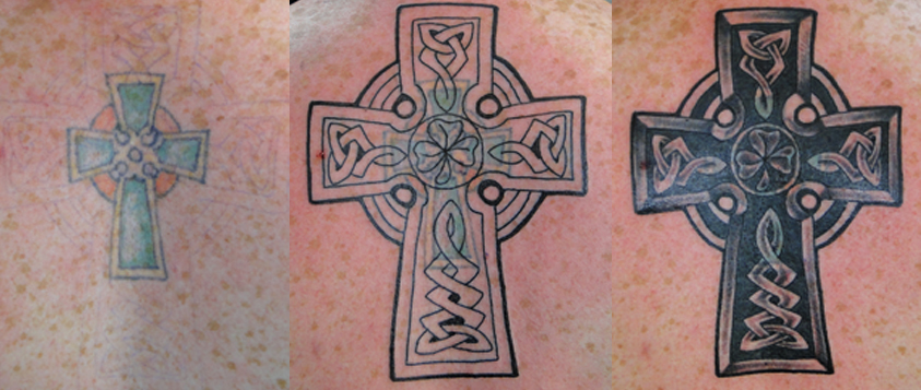Cover up an old cross with a new cross