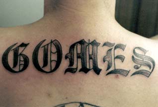 Old English Tattoo Letters
