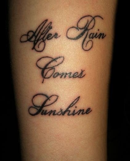 Love and Hate old English lettering Tattoo by Captain Bret Love and Hate old English lettering Tattoo by Captain Bret