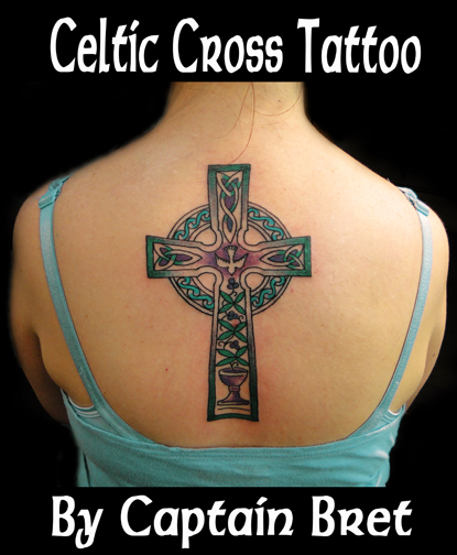 Celtic Circle Tattoo Custom Women's Celtic Cross with Tree of Life Chalice Celtic Circle Tattoo Custom Women's Celtic Cross with Tree of Life Chalice