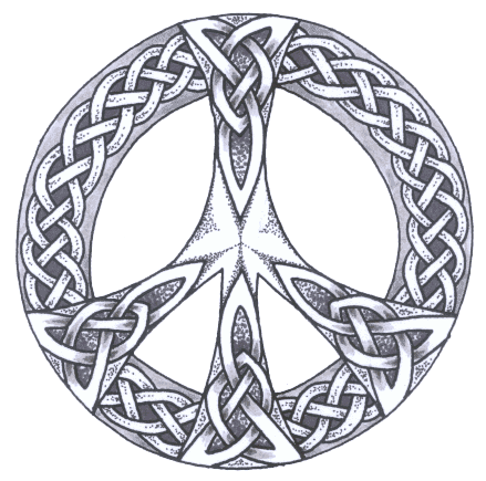 Peace Sign on The Celtic Peace Sign