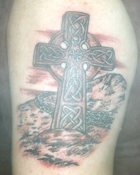 pagan tattoo designs. Celtic Cross Tattoo design