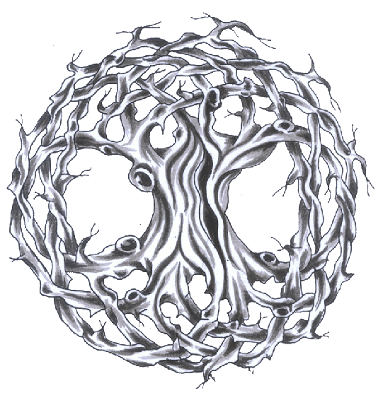 Knurly Tree of Life Tattoo. Click to Download this Tattoo
