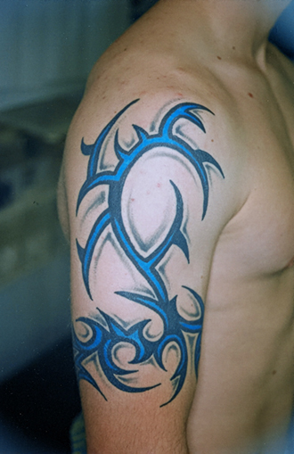 tattoos arm tribal. Custom arm Tribal Tattoo by Captain Bret