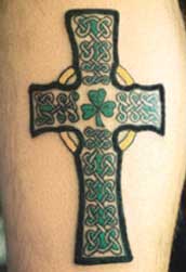 a new celtcross shamrockb.jpg (11800 bytes)