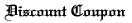 Discount Coupon 