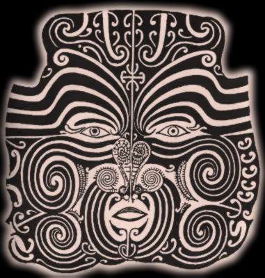 Maori Facial Tattoo Design Maori Facial Tattoo Design